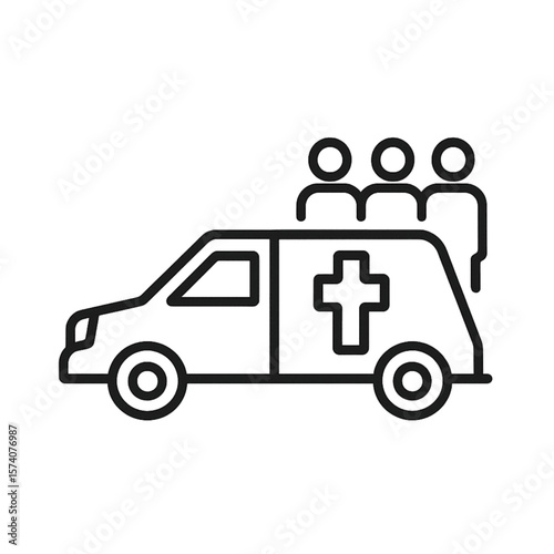 hearse icon transparent background