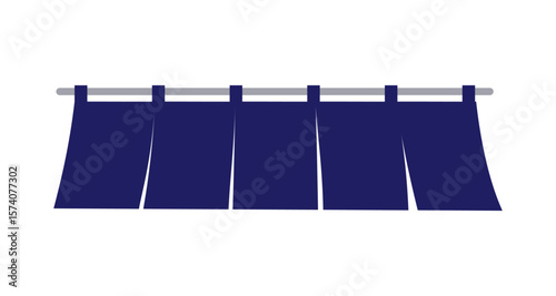 Noren Banner Decoration – Japanese Festival Style (Vector)
