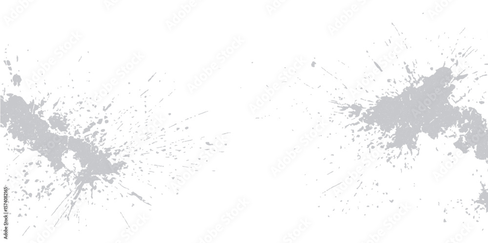 Naklejka premium Abstract grunge ink splat with a transparent black water splash texture pattern