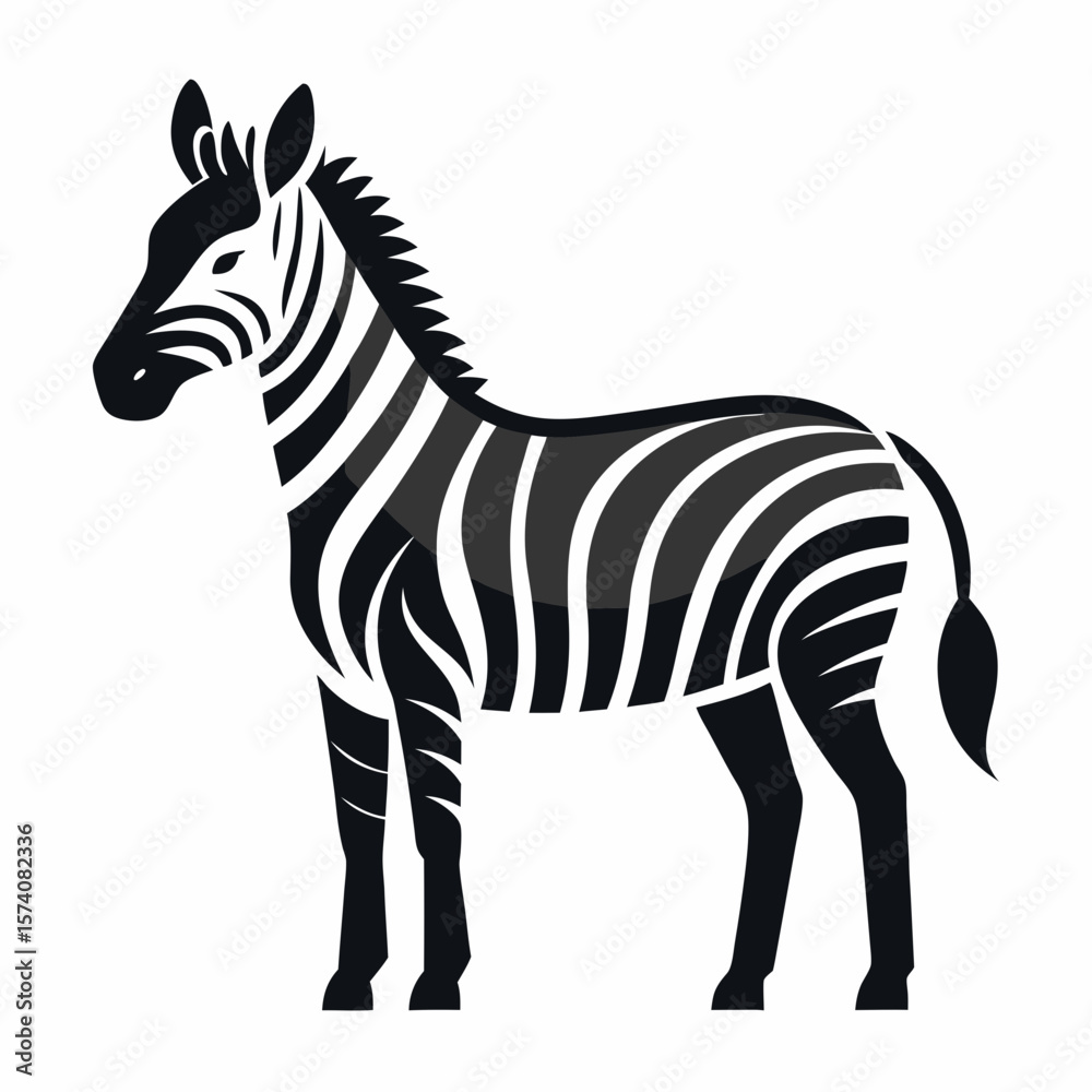 Obraz premium zebra vector illustration