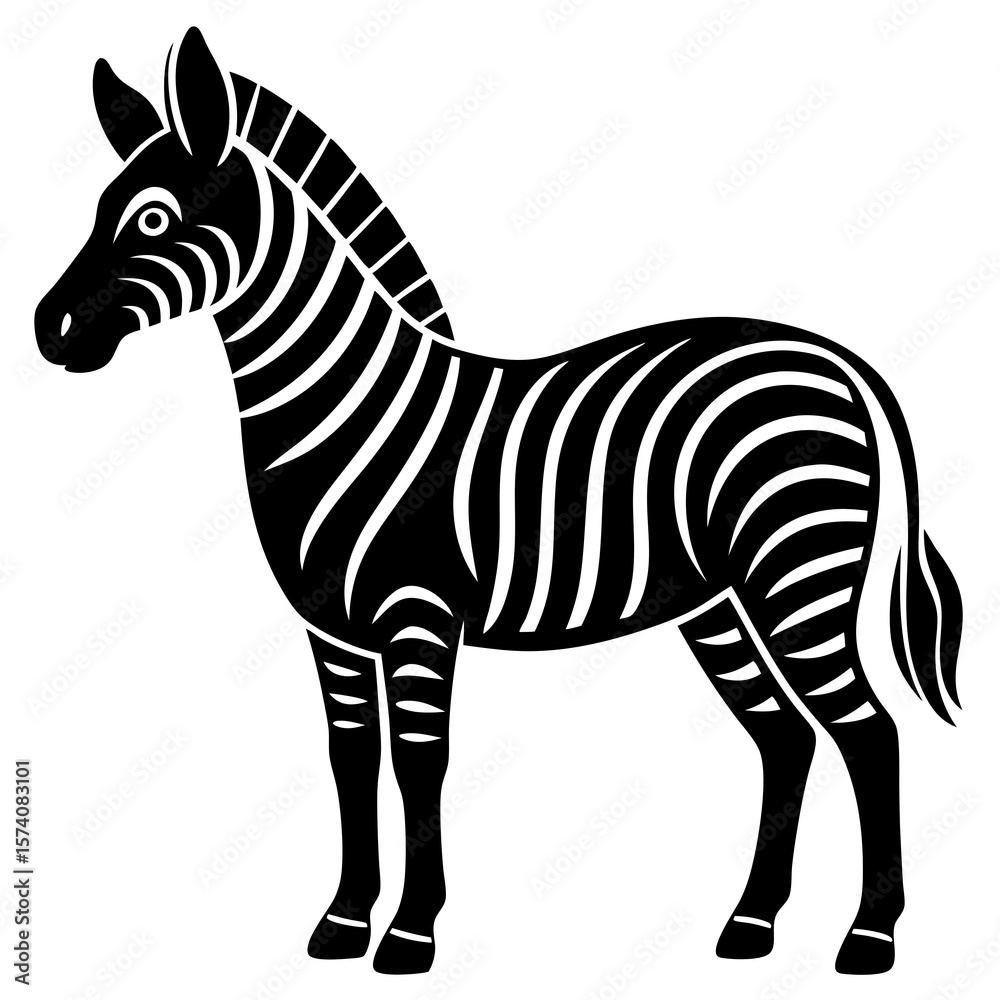 Obraz premium zebra vector illustration