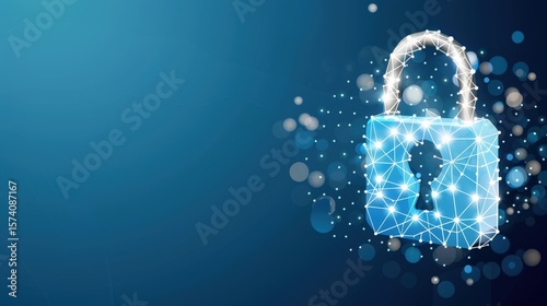 Digital security measures and innovations cybersecurity awareness month infographic virtual environment eye-level view data protection insights