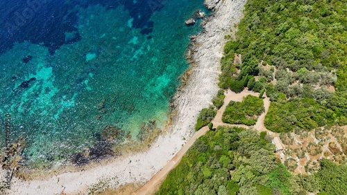 Fototapeta Naklejka Na Ścianę i Meble -  Prevlaka Park, Cape Oštra, peninsula above the Bay of Kotor, Adriatic Sea, Croatia, Europe,