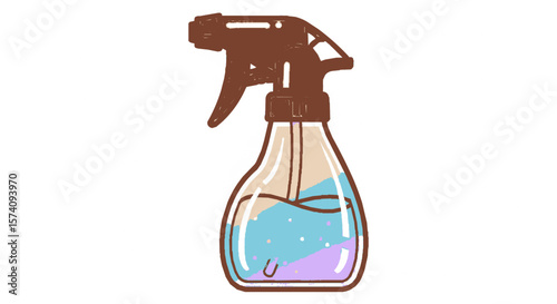 vector illustration of a bottle