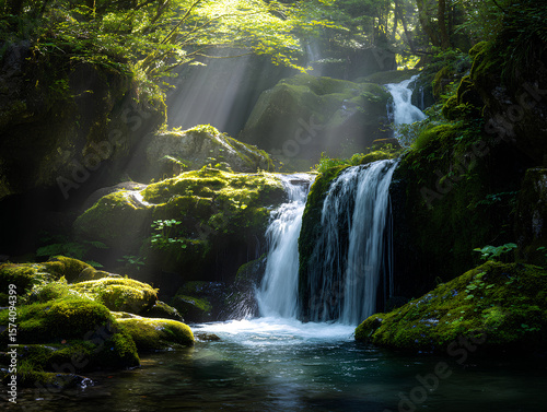 waterfall in the forest