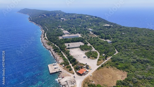 Fototapeta Naklejka Na Ścianę i Meble -  Prevlaka Park, Cape Oštra, peninsula above the Bay of Kotor, Adriatic Sea, Croatia, Europe,
