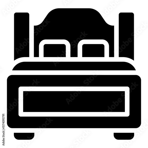 double bed icon