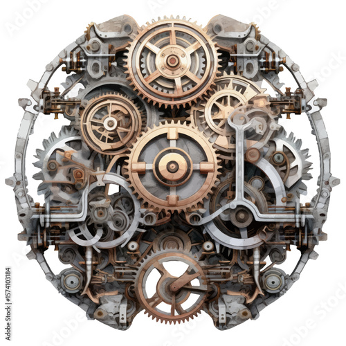 old watch steampunk gear