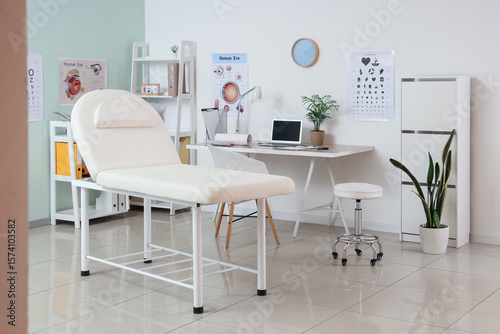 Interior of ophthalmologist...