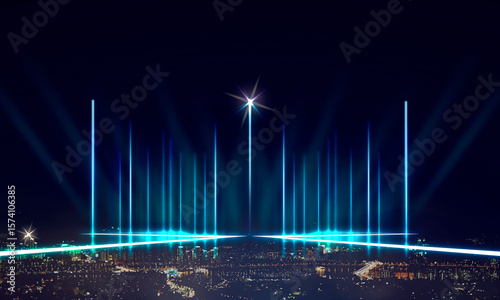 Abstract virtual reality background