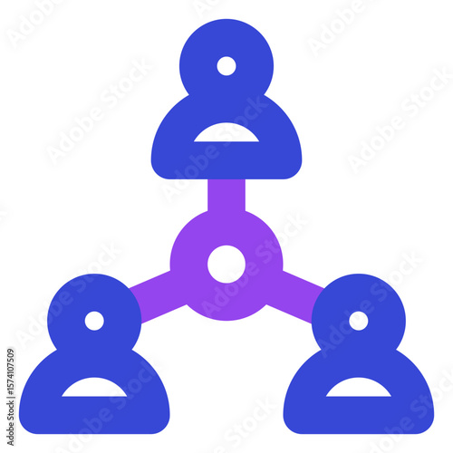 business two tone icon set
