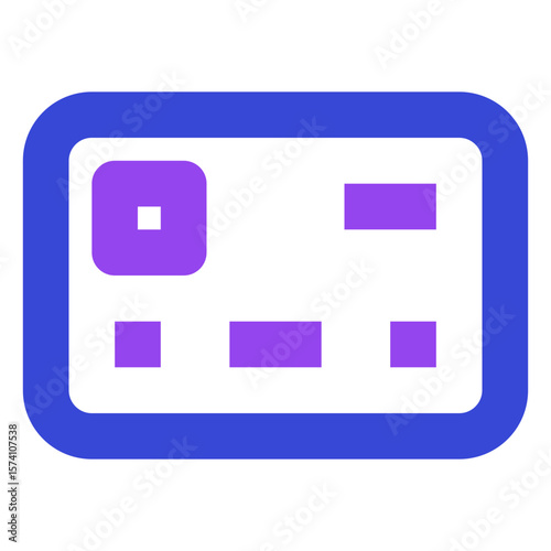 business two tone icon set