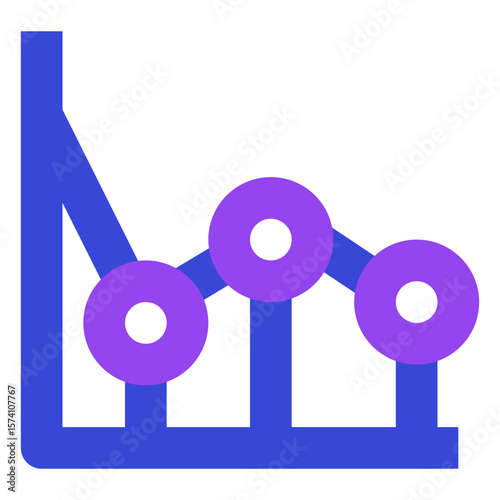 business two tone icon set