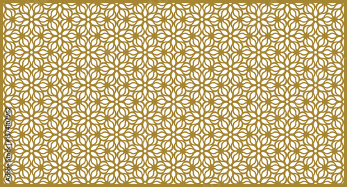 seamless pattern with gold