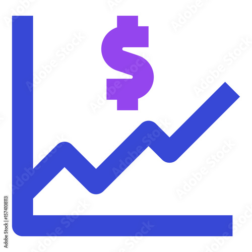 business two tone icon set
