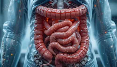 Human Digestive System Anatomy | Intestines, Gut Health & Medical Illustration