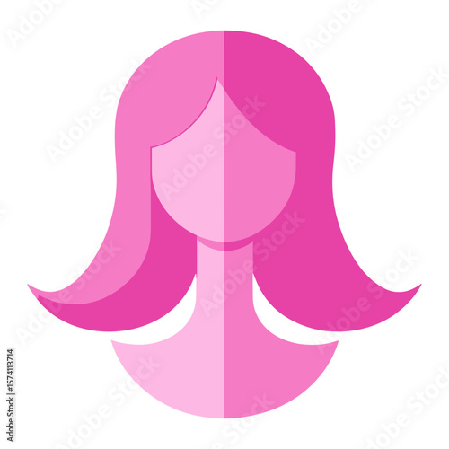 Female Symbol illustration female pink vector
