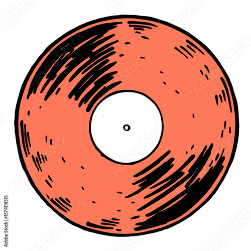 Illustration vinyl nostalgia clothing vector