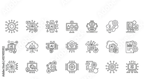 AI Linear Icon Collection