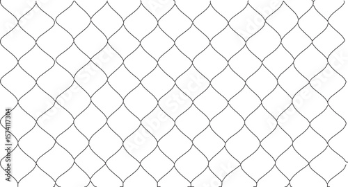 chain link fence isolated on white