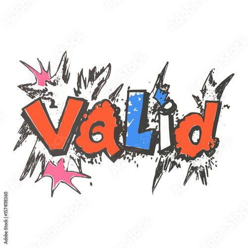 Vibrant style art illustration vector