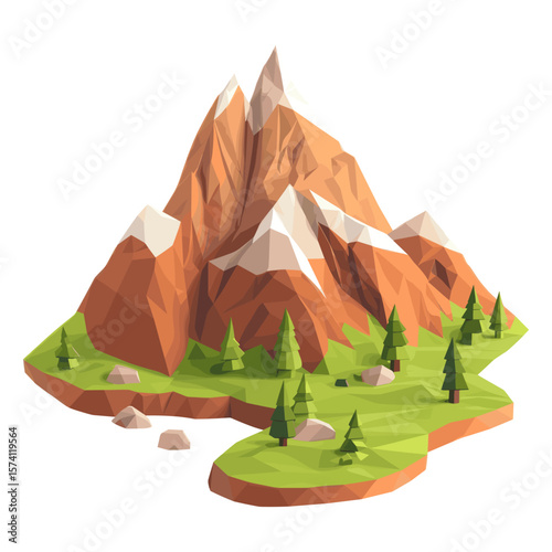 Mountain art illustration outdoors vector