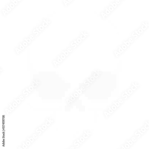 Simple skull icon design black white vector