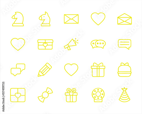 horse icon set