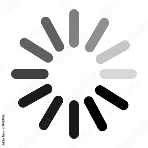 Loading icon astronomy interface vector