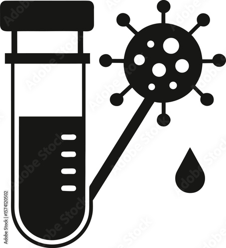 Hand glove removal icon with the proper folding method