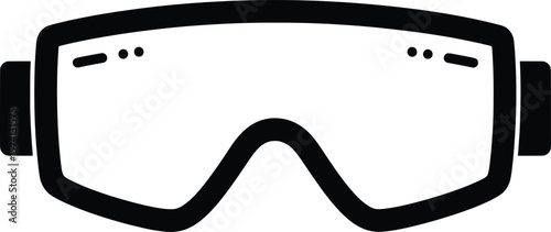 Fashion Vector Illustration of Stylish Protective Eyewear in Modern Environment