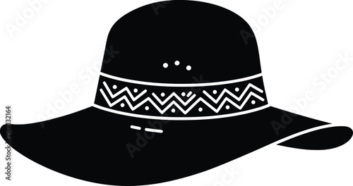 Stylish Accessory for Summer Events, Outdoor Lifestyle, Creative Illustration