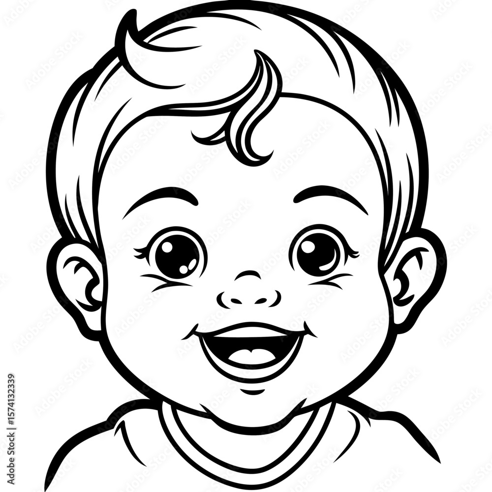 boy face vector illustration boy face vector illustration