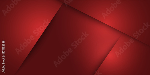 Elegant background vector illustration with modern dark red polygons.