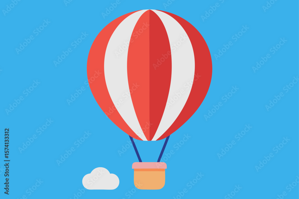 Obraz premium hot air balloon in flight