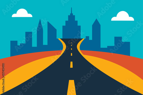 road to the city