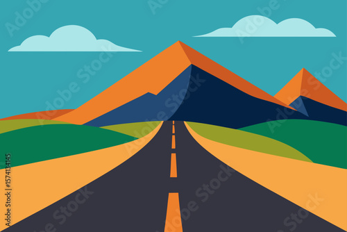 road to the mountains