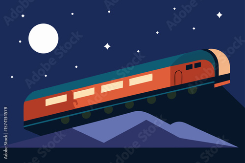 train in the night