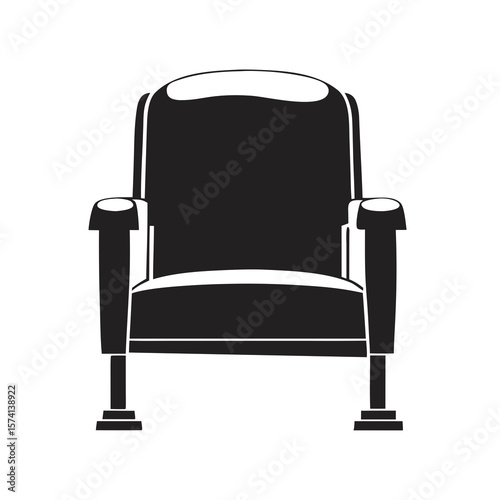 Theater Seat for Emmy Awards Ceremony, Stage Event, Entertainment Industry, Awards Night Decor, Event Planning Inspiration  