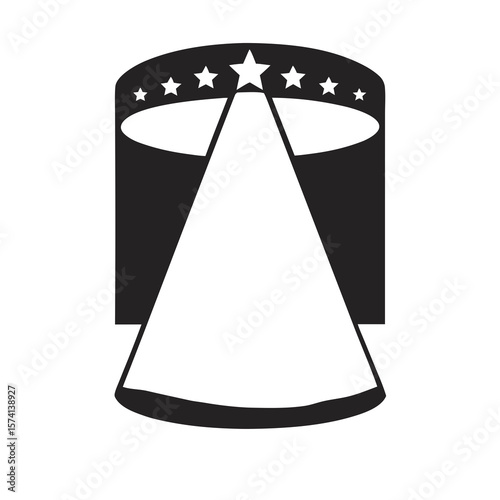 Spotlight Design for Emmy Awards, Celebrating Excellence in Television, Ideal for Blogs, Event Promotions, Red Carpet Coverage, and Award Show Content  