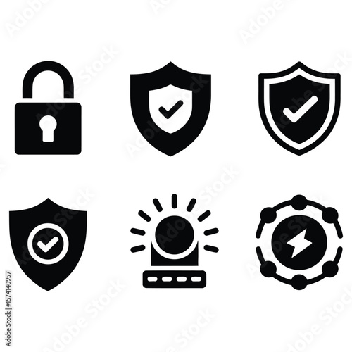 security icons set