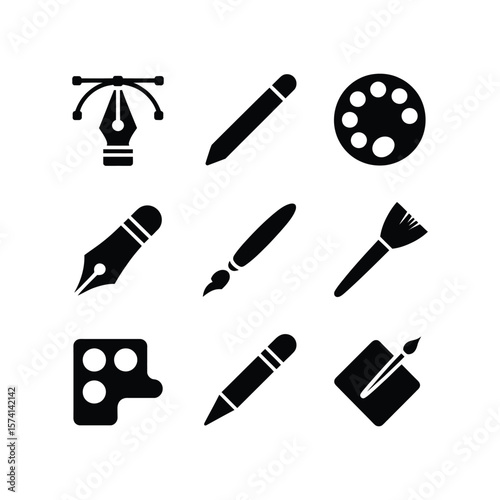 medical icons set