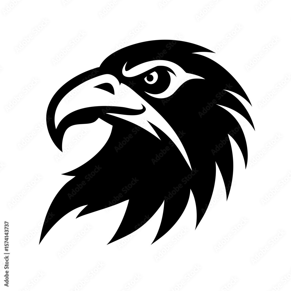 Obraz premium Eagle head logo mascot design 