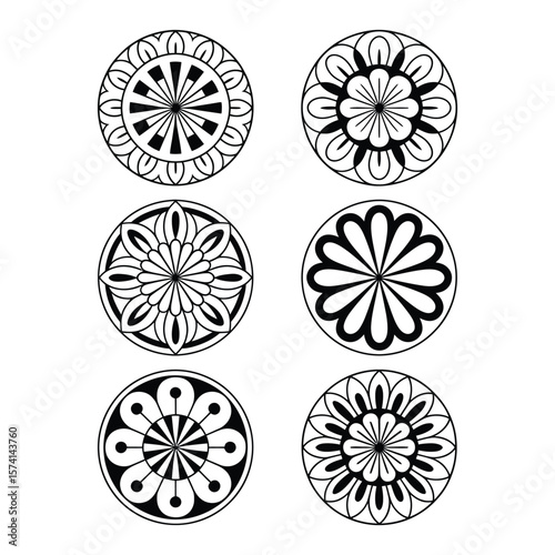 vector set of wheel