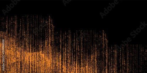 orange black brush Car sticker wrap pattern banner abstract sporty lines black orange color combination grunge brush pattern racing motorsport vector design.eps 10