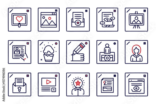 Creative professionals crafting compelling narratives and engaging content presented as a clean modern graphic element for digital and print applications