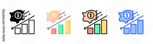 Budget Deficit Icon