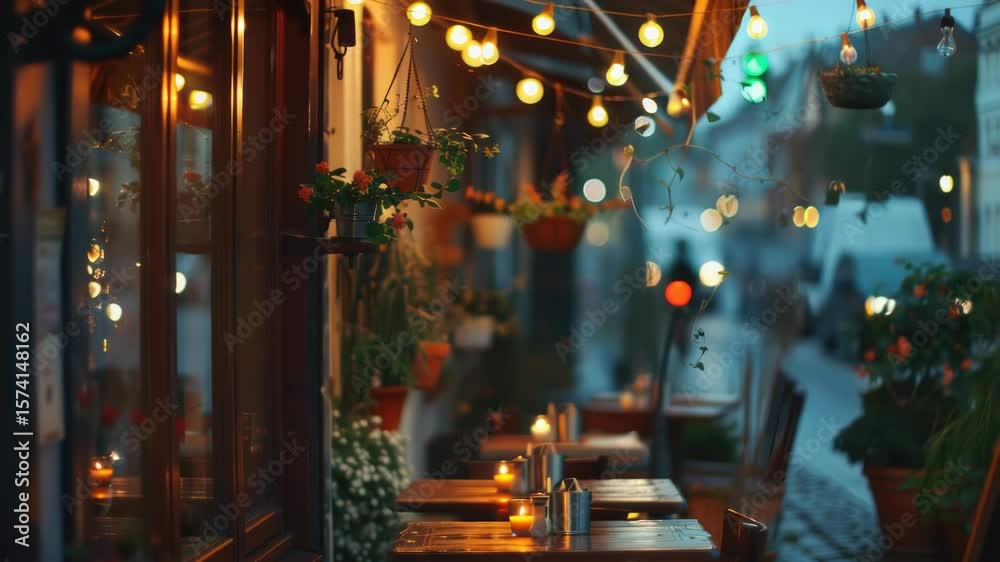 A table and chairs set up outside a restaurant, perfect for al fresco dining or casual gatherings