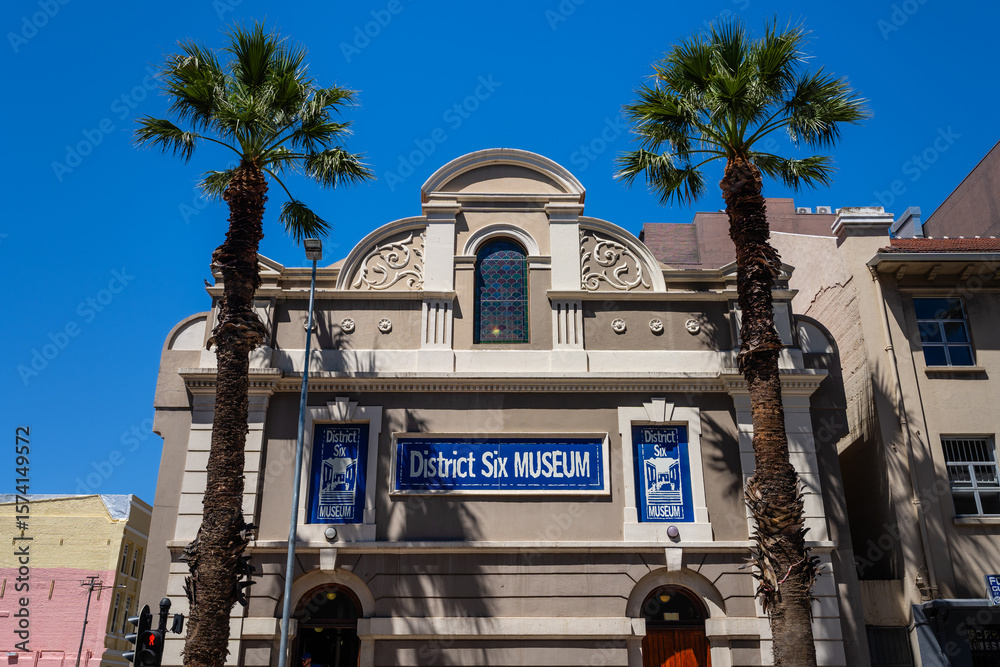 Fototapeta premium District Six Museum Kapstadt Südafrika Historisches Gebäude