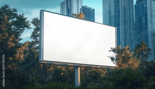 Wallpaper Mural Large Horizontal Blank Billboard Mockup for Urban Product Promotions and Advertising Campaigns Torontodigital.ca